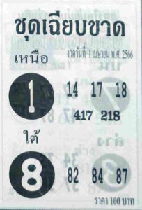 เว็บหวย ชุดเฉียบขาด 1/4/66