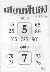 หวย 24 เซียนฟังธง 16/3/66