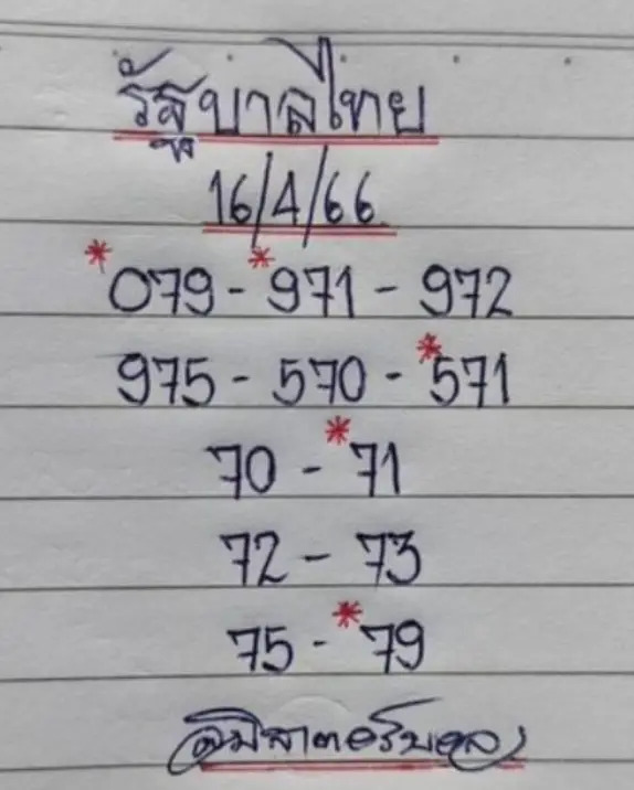 หวยเด็ด มิสเตอร์บอล 16-4-66