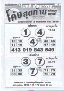 หวย 24 โค้งสุดท้าย 2/5/66