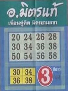 ตรวจหวย อ.มิตรแท้ 16/5/66