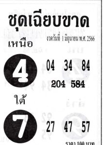 เลขดังหวยชุดเฉียบขาด 16-6-66